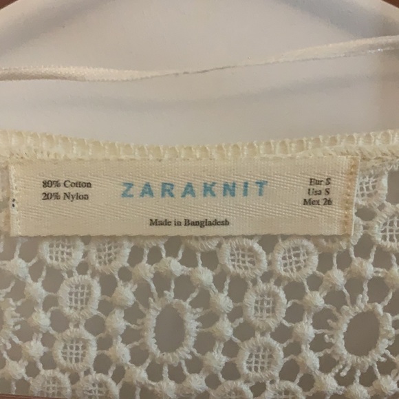 White Zara cardigan - Picture 2 of 3